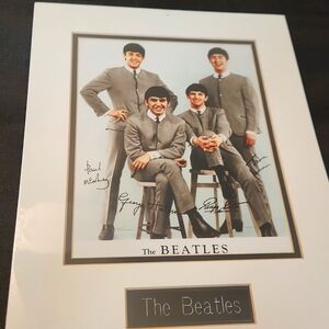 VINTAGE 1964 THE BEATLES 14×11 POSTER. EXCELLENT CONDITION.